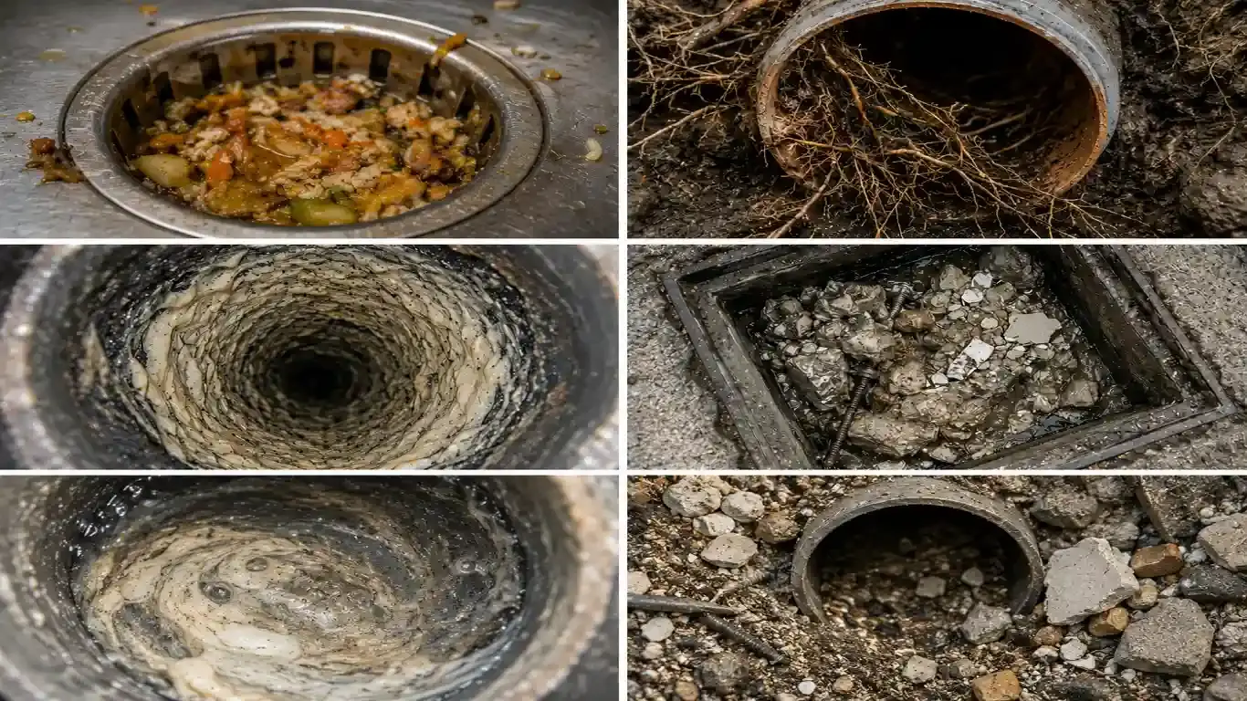 Top 10 Common Causes of Commercial Drain Blockages